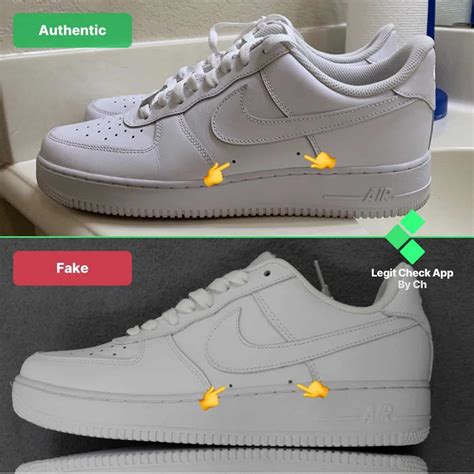 nike air force fake vs real|air force 1 legit check.